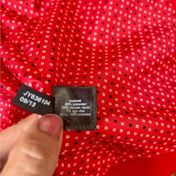 Limited Red Blazer Lined Jacket - Picture 10 of 10